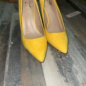 Mix No. 6 Bright Yellow Heels